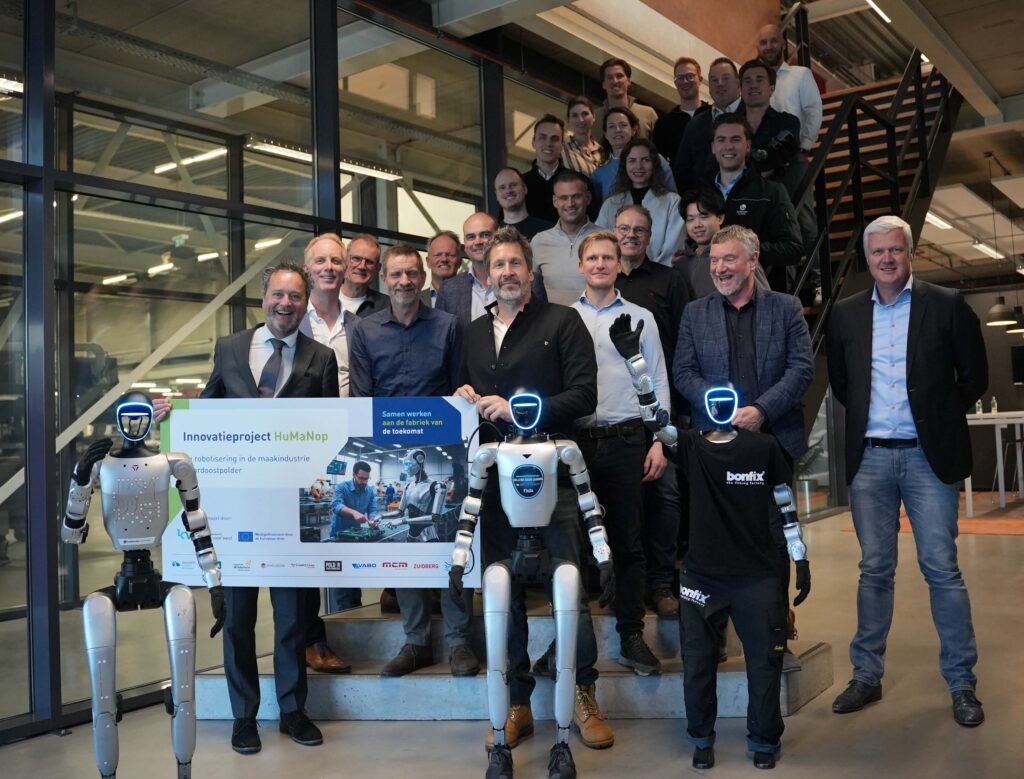 Kick-off project HuMaNop: samen werken aan humanoïde robotisering in de maakindustrie